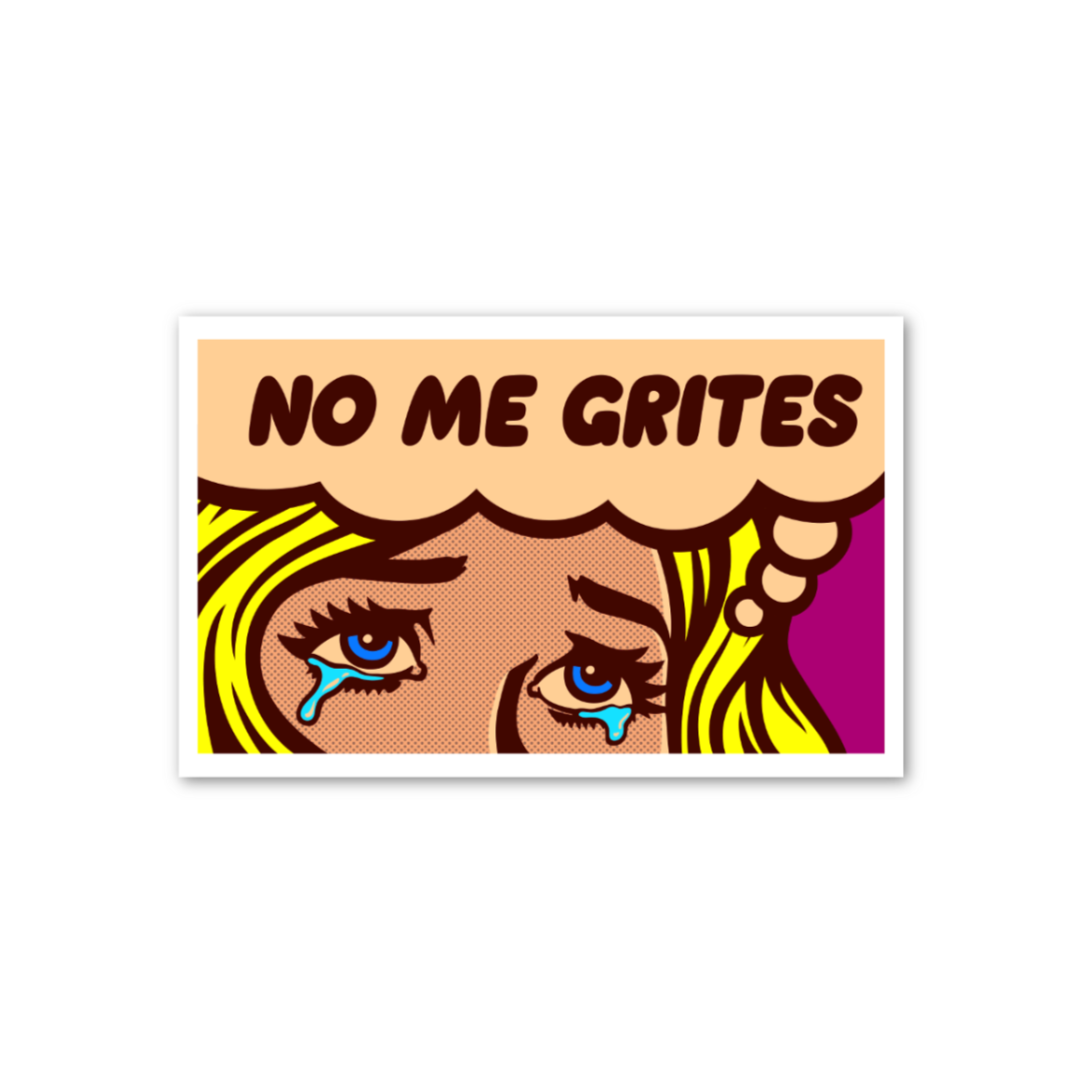 No Me Grites  Mira Clarissa - Mexican Stickers, Latina Stickers, Mexican  Phrase