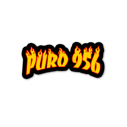 Puro 956 Sticker (Flames)