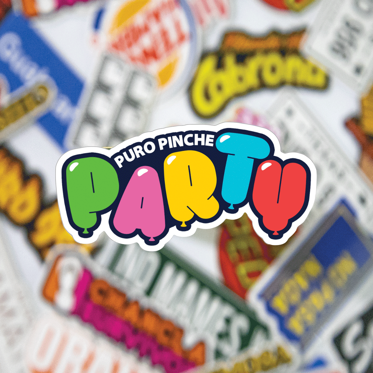 Puro PINCHE Party Sticker