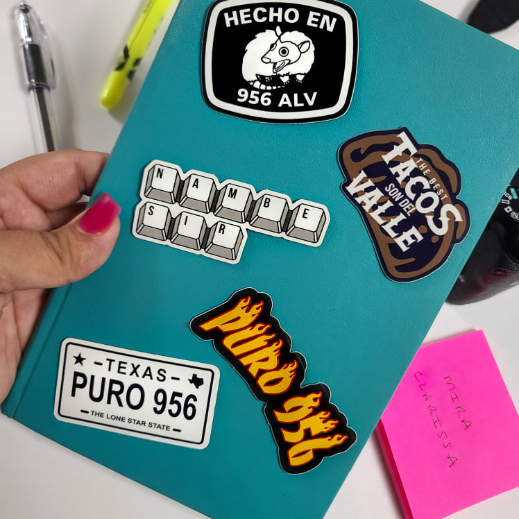 Puro 956 Sticker (Flames)